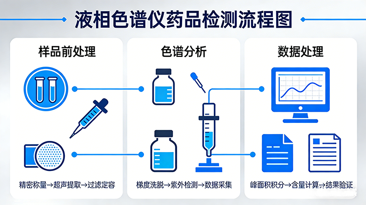 液相色譜儀藥品檢測流程圖